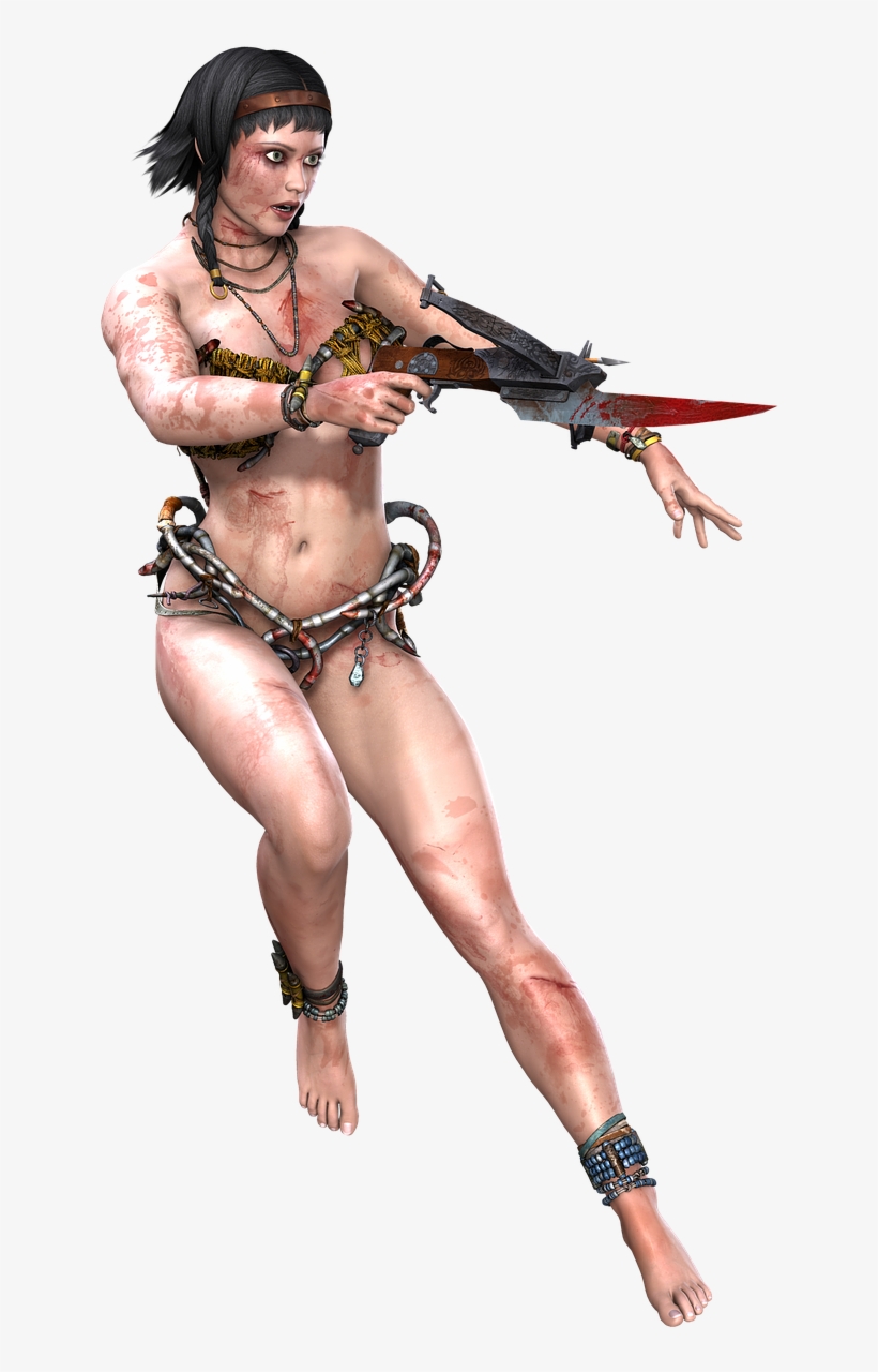 Pictures - Female Fighter Png, transparent png