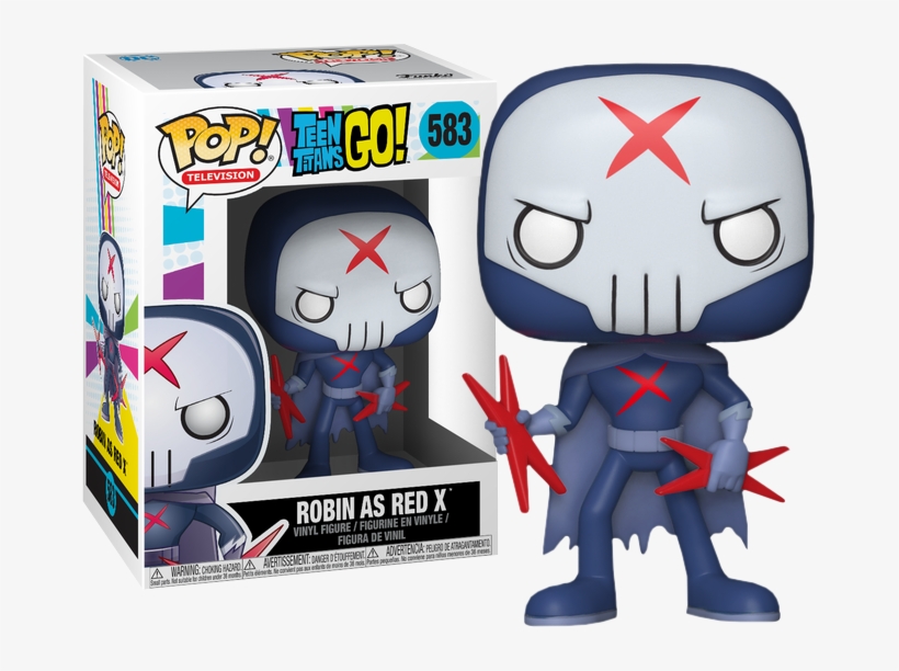 Robin As Red X Pop Vinyl Figure - Robin As Red X Funko Pop, transparent png