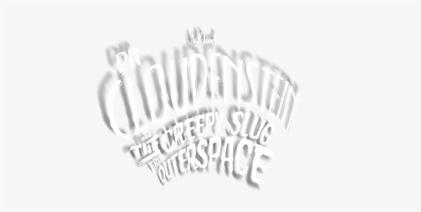 The Creepy Slug From Outer Space - Calligraphy, transparent png