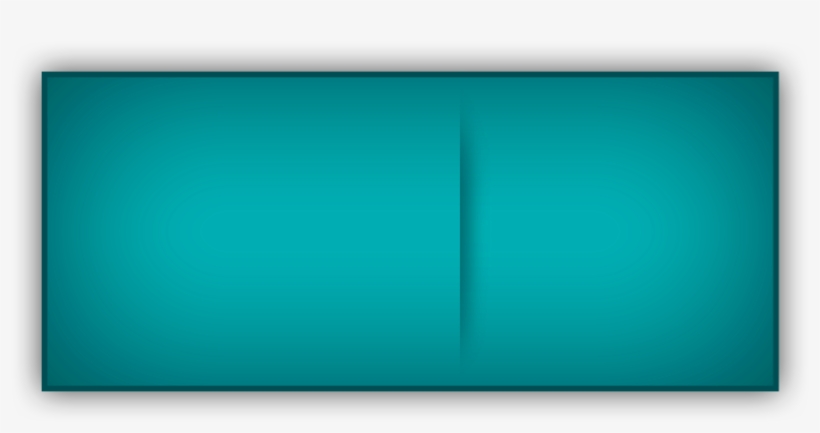 Bright Turquoise Panel - Pattern, transparent png