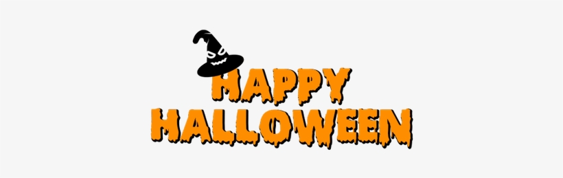 Happy Halloween Witch Hat - Happy Halloween Pumpkins, transparent png
