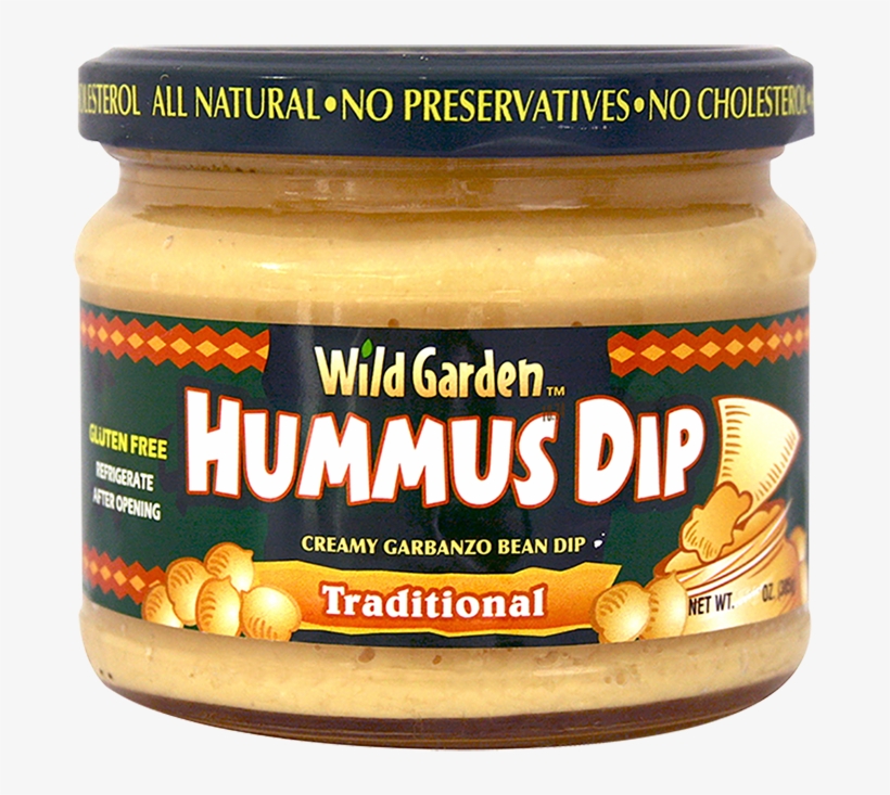 Traditional Hummus Dip - Wild Garden Sun-dried Tomato Hummus Dip, transparent png
