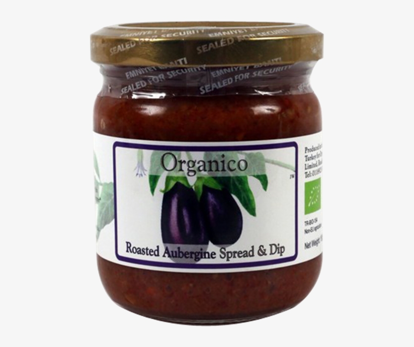 Organic Aubergine Spread And Ip - Organico Organico Roasted Aubergine Spread Dip 195g, transparent png