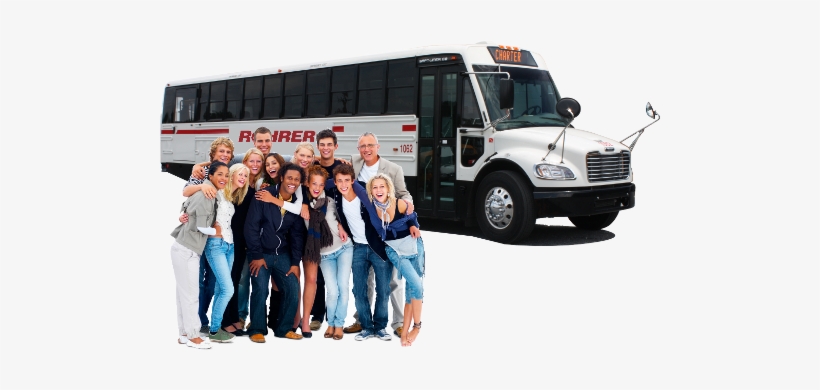 Charter Bus Rentals - Friends And Family, transparent png