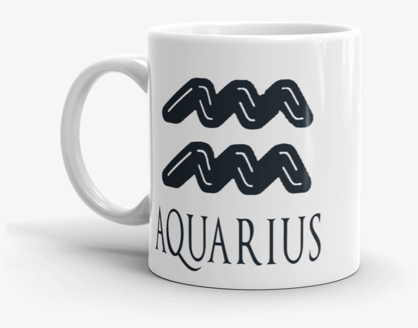 Aquarius Symbol Mug - World's Most Tired Mug, transparent png