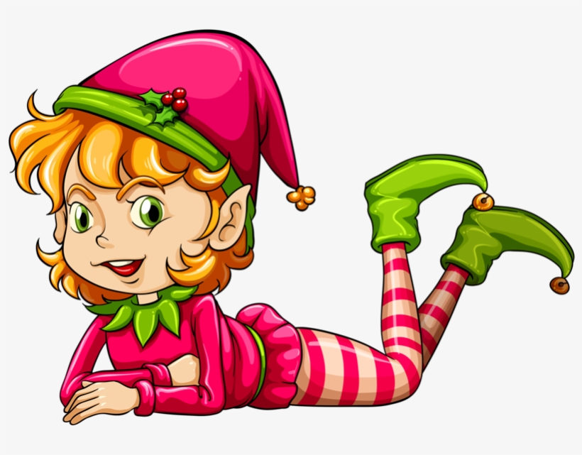 Elves ‿✿⁀○ Christmas Gnome, Christmas Is Coming, - Girl Dwarf Cartoon, transparent png