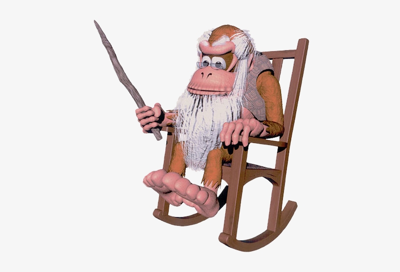 Cranky Kong Png, transparent png