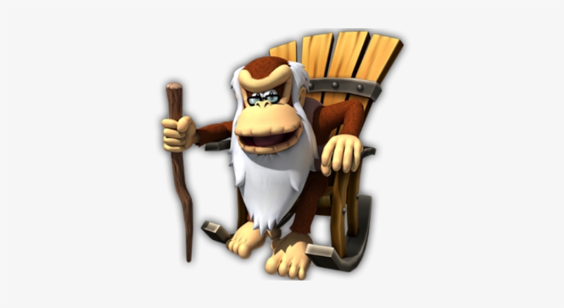 <span>cranky</span> - Donkey Kong Country Returns 3d, transparent png