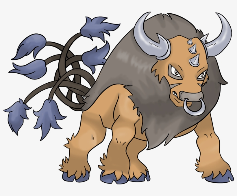 Pokemon Mega-tauros Is A Fictional Character Of Humans, transparent png