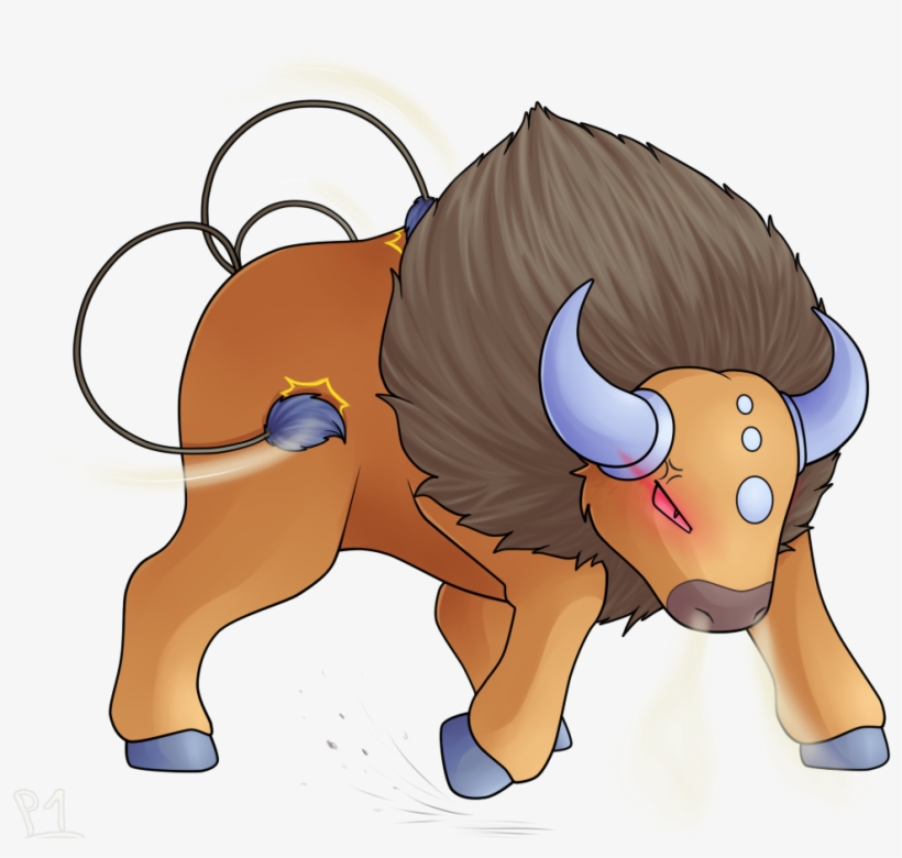Tauros Used Rage By Illusionary Illumi - Cartoon, transparent png