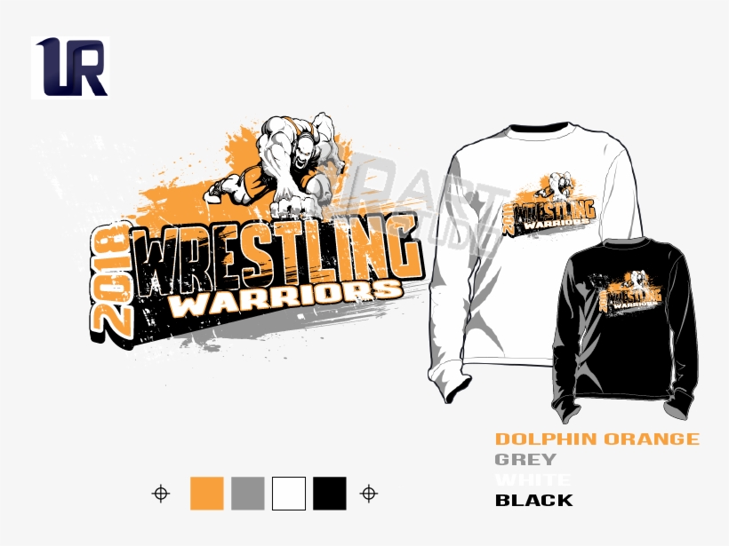 Wrestling Warriors Tshirt Vector Design Ready To Print - Hardcore T Shirt Design, transparent png