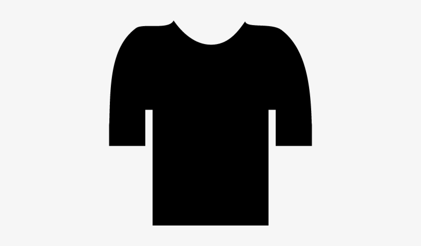 Round Neck T-shirt Vector - Active Shirt, transparent png
