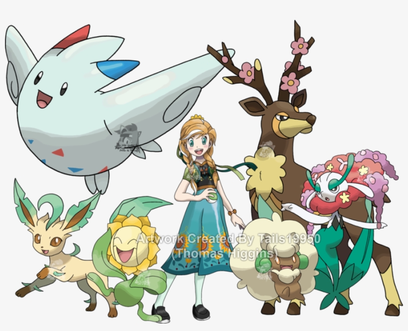 Disney Princess Pokemon Team Clipart Anna Disney Princess - Anna Pokemon Team, transparent png