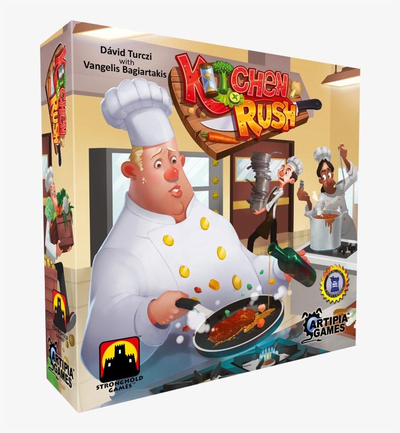 Kitchen Rush Box - Kitchen Rush Board Game, transparent png