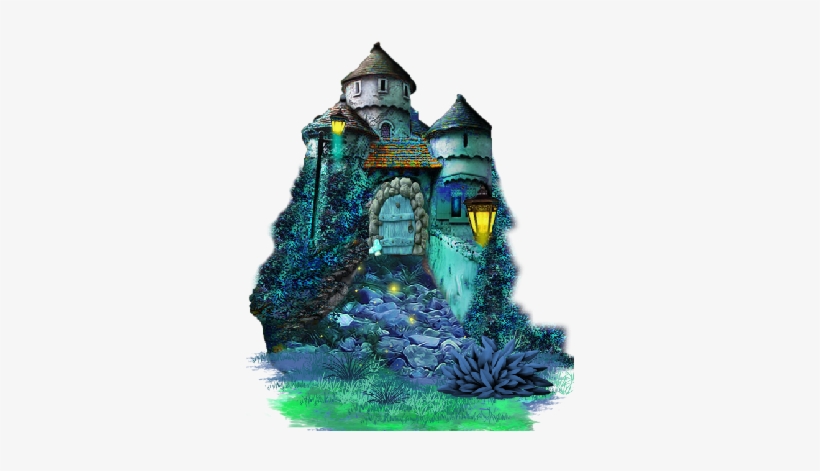 This Fantasy Castle Perched High On A Hill Will Be - Hi-line Gift Ltd Fairy Forest Illuminated Painting, transparent png