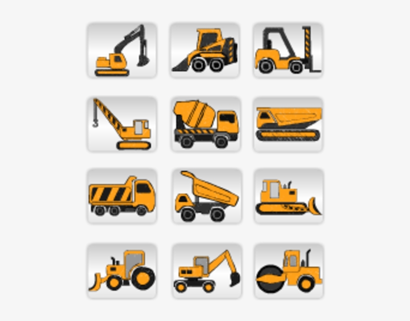 Small Construction Cliparts - Construction Equipment Icon Png, transparent png