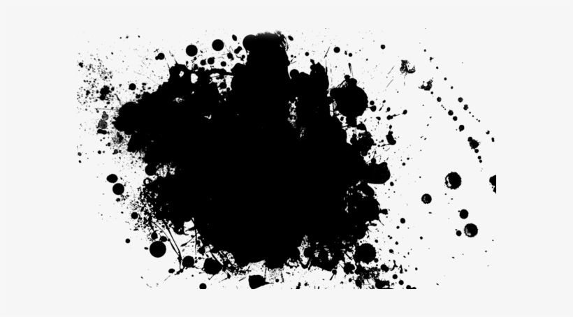 Black Paint Splash Png, transparent png