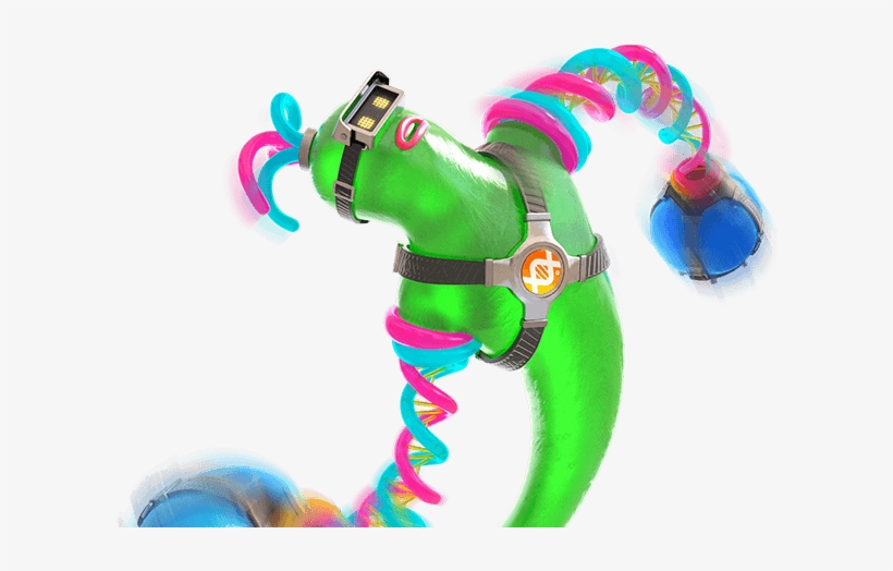 Dna Man Helix Arms Nintendo - Nintendo Switch Arms Characters, transparent png