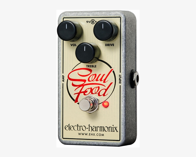 Electro-harmonix Soul Food Overdrive Guitar Effects - Electro Harmonix Soul Food Overdrive Pedal W/ehx Power, transparent png