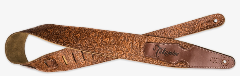 Suede Strap - Takamine Tooled Leather Strap, transparent png