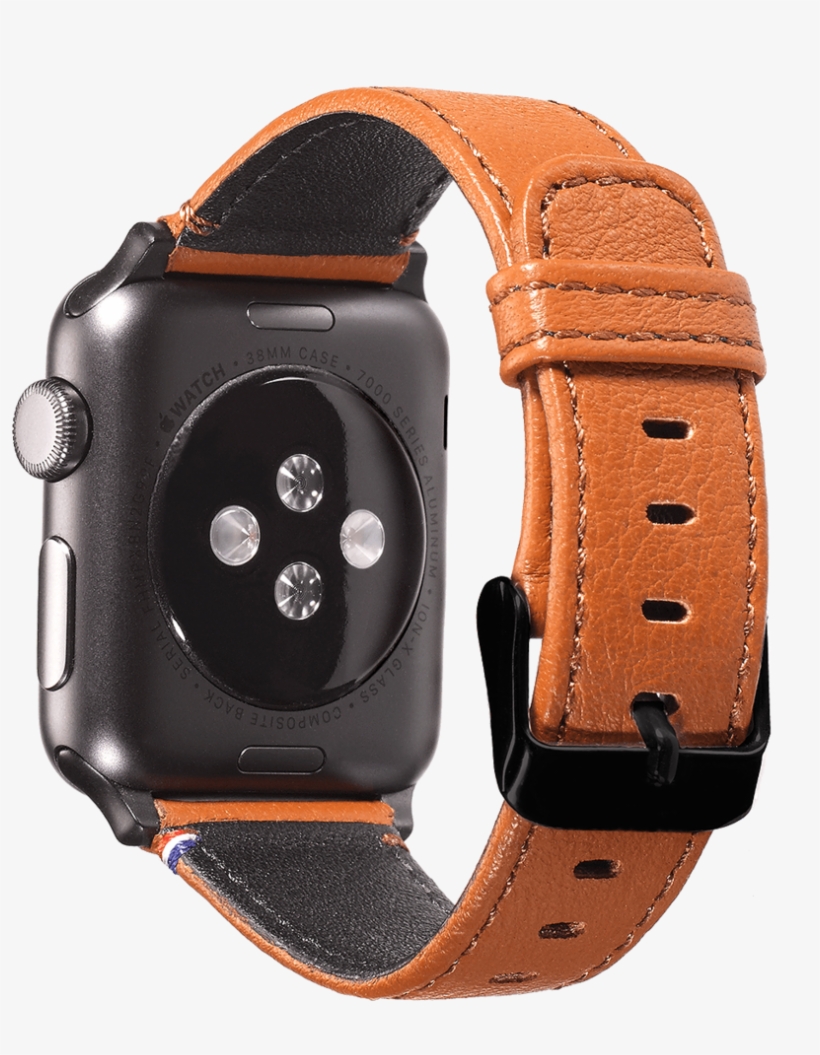 Decoded Leather Strap For Apple Watch - Decoded - Watch Strap - Brown - For Apple Watch (42, transparent png