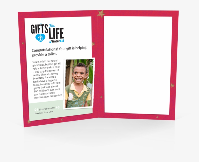 $40 Can Help Give A Family A Toilet - Gift, transparent png