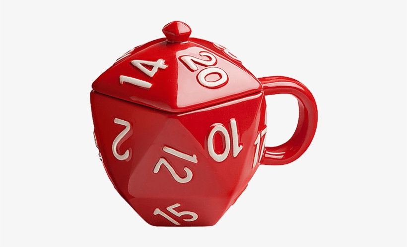 D20 Mug, transparent png