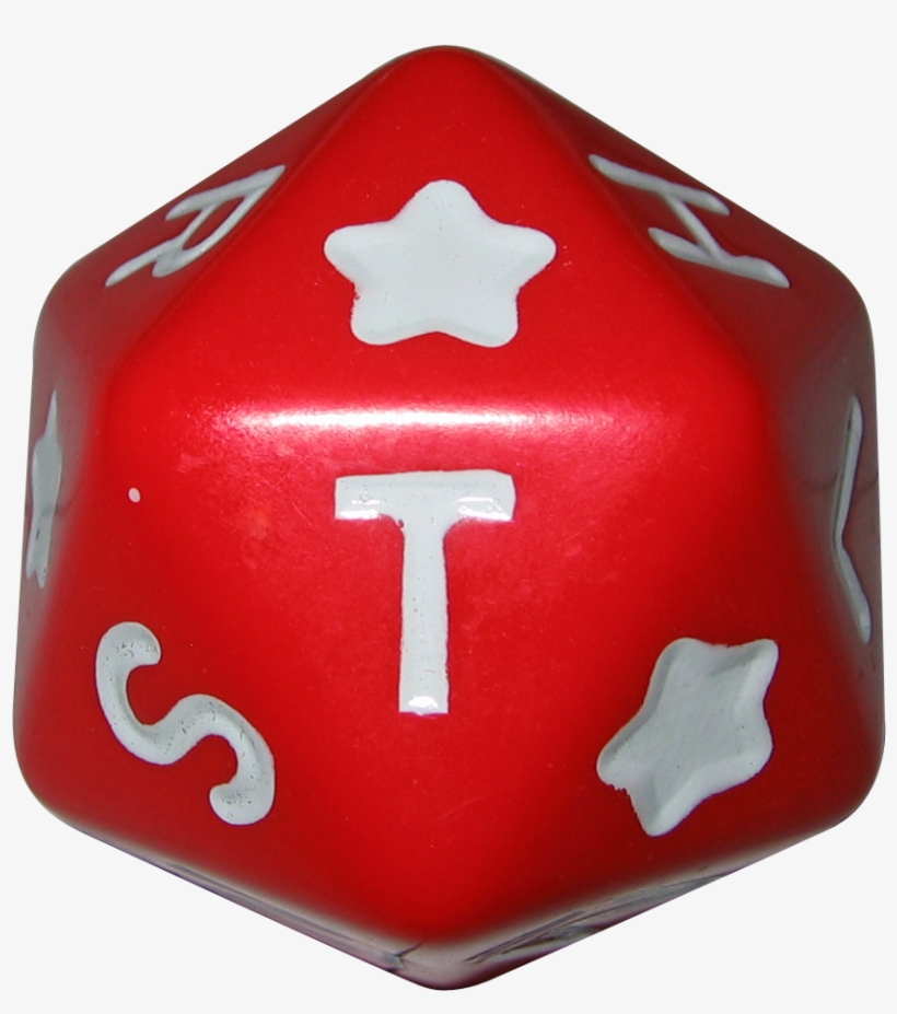 For The Gigantic D20 With Letters - Scattergories Jr Dice, transparent png
