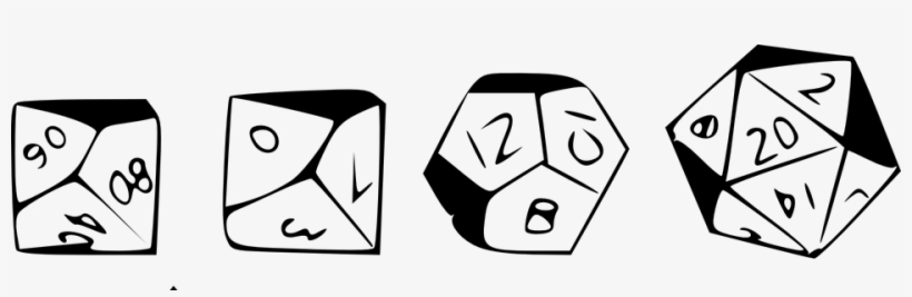 Creative Commons Cc0 - Dungeons And Dragons Dice Art, transparent png