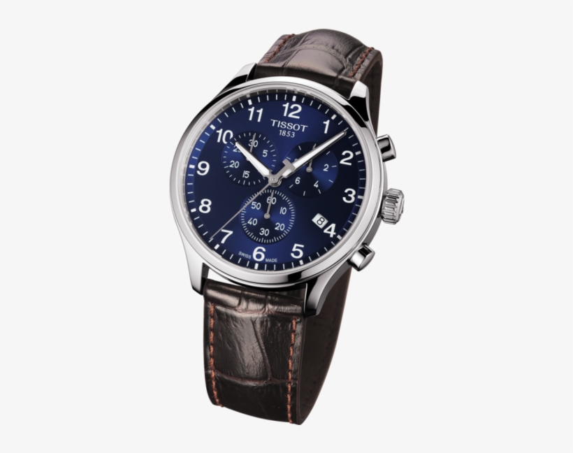 Tissot Men's Chrono Xl Classic Leather Strap Watch - Tissot T116 617.16 047.00, transparent png