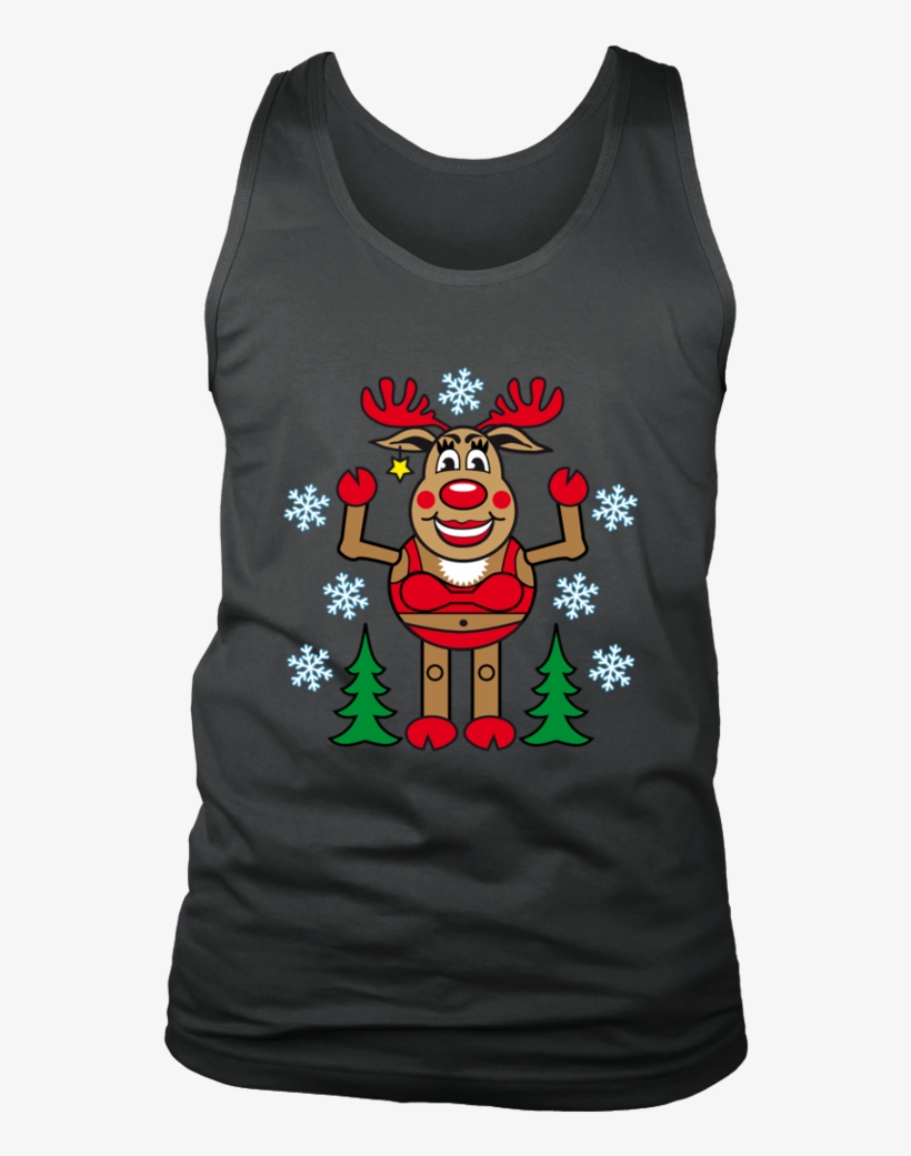 Sexy Deer Rudolph Lol T-shirt - Life Is Better By The Campfire - Tanks, transparent png