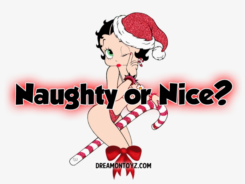 Naughty Or Nice More Betty Boop Images Http - Cartoon, transparent png