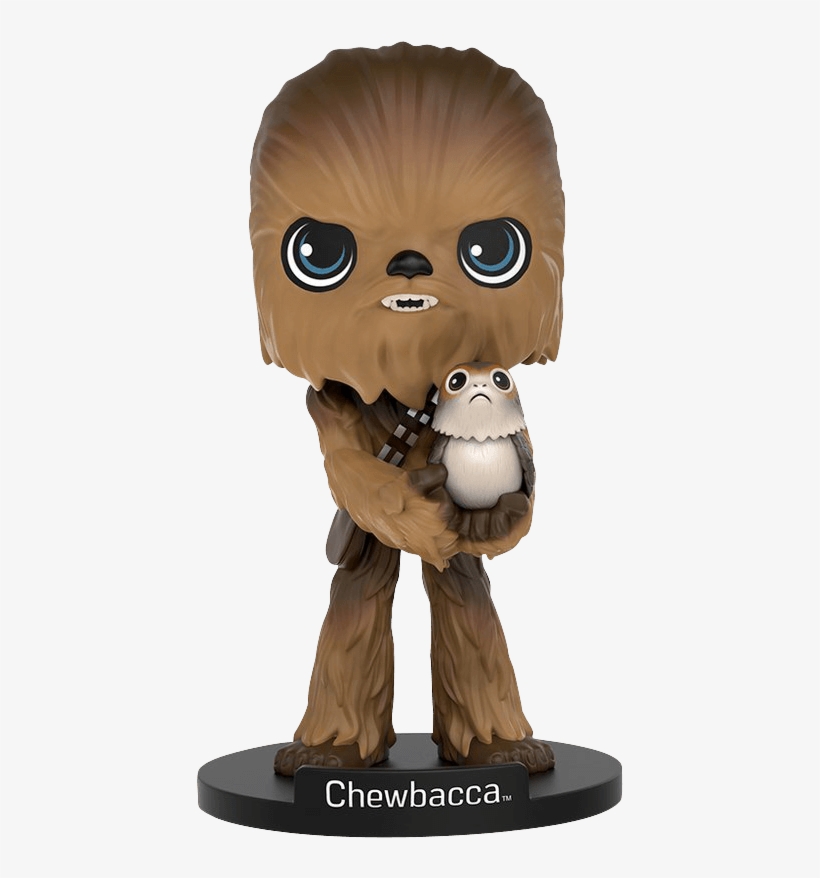 The Last Jedi Chewbacca Wobbler - Porg Star Wars Toy, transparent png