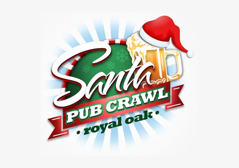 Santa Con Pub Crawl - Santacon Royal Oak 2018, transparent png