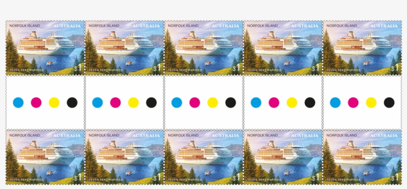 Gutter Strip 10 X $1 - Ocean Liner, transparent png