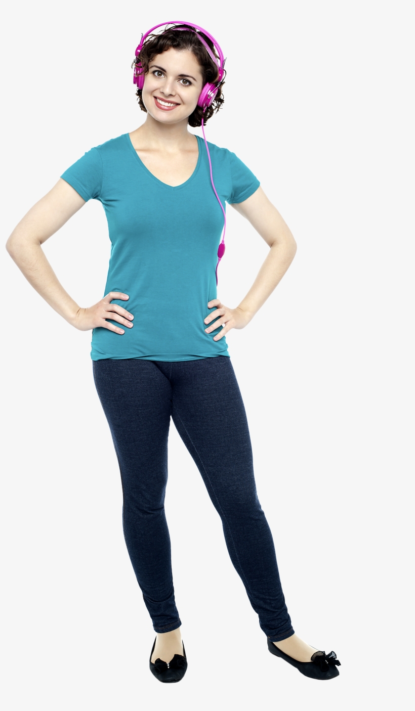 Women Listening Music Royalty Free High Quality Png - People Music Png, transparent png