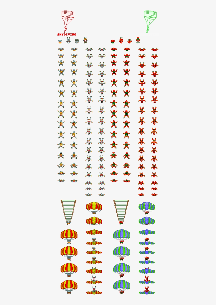 Return To Game - Skydiving Sprite, transparent png