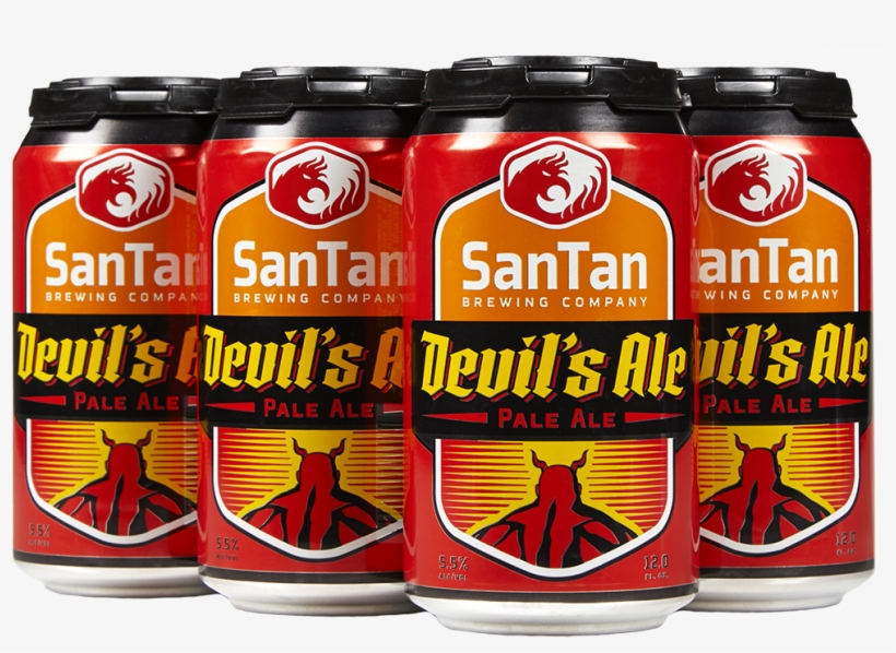 Devil's Ale Santan, 6 Pack Cans - San Tan Mr Pineapple Wheat Ale - 6 Pack, 12 Fl Oz Cans, transparent png