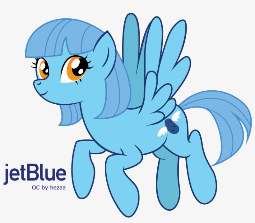 Hezaa, Dead Source, Female, Jetblue, Mare, Mascot, - Jetblue Pony, transparent png