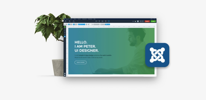 Built Into Joomla - Joomla, transparent png