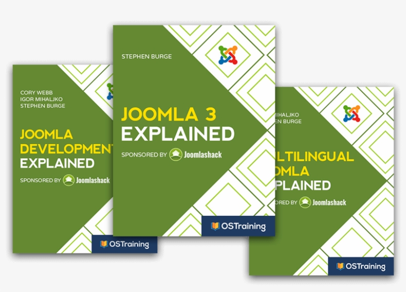 3 Best-selling Joomla Books - Joomla 3 Explained: Your Step-by-step Guide To Joomla, transparent png