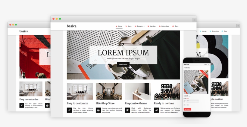 Basics Joomla Template - Template, transparent png
