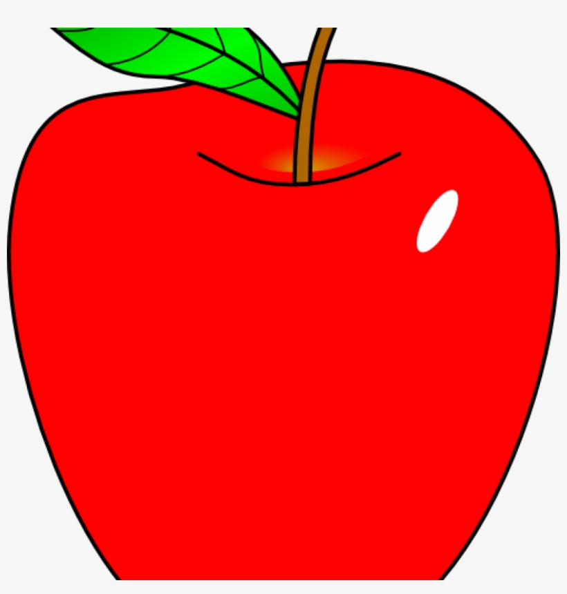 Cliparts Apple Red Apple Clip Art At Clker Vector Clip - Clip Art, transparent png