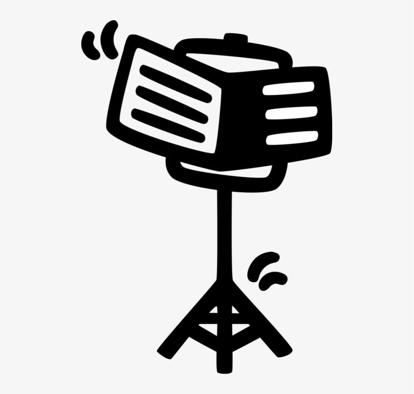 Vector Illustration Of Musician's Music Stand Holds - Notenständer Clipart, transparent png