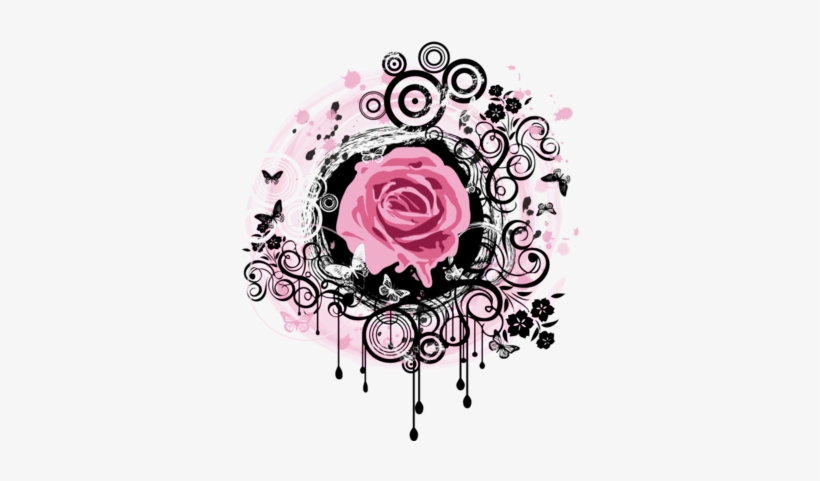 Rosa Grunge Vector Psd - Fondos Png Para Chicas, transparent png