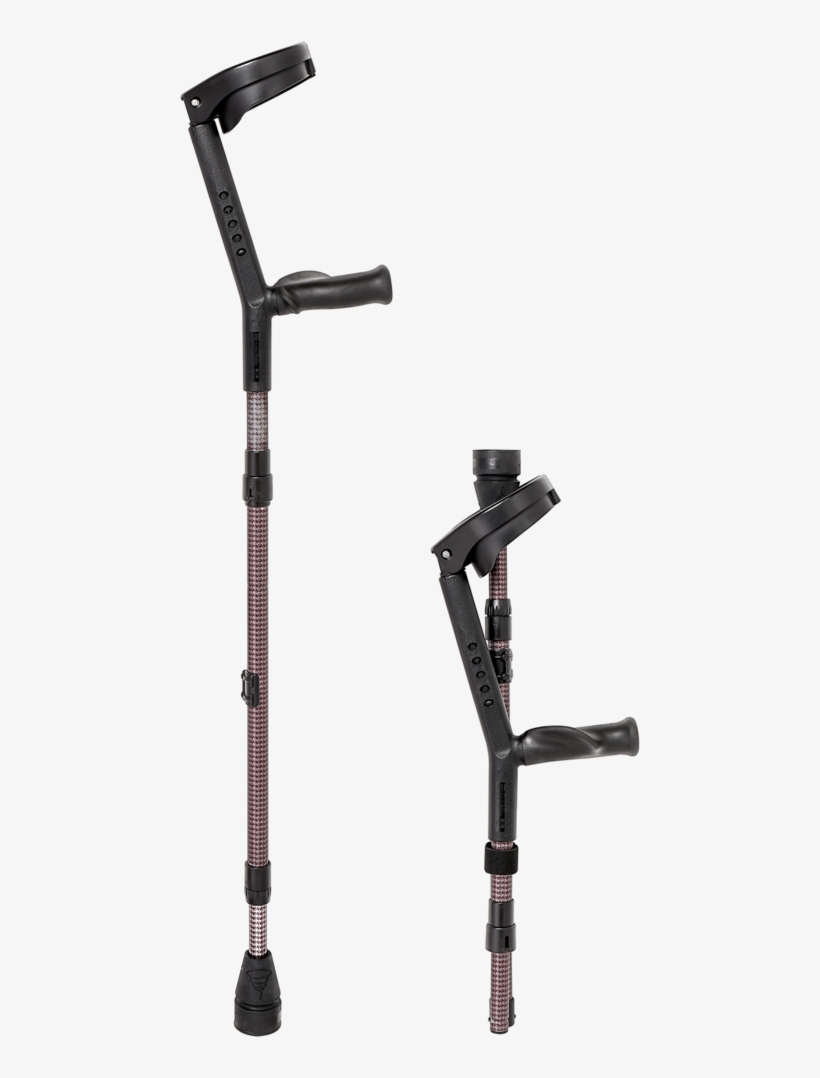 Right Grips - Thomas Fetterman O.p.o. Folding Forearm Travel Crutches, transparent png