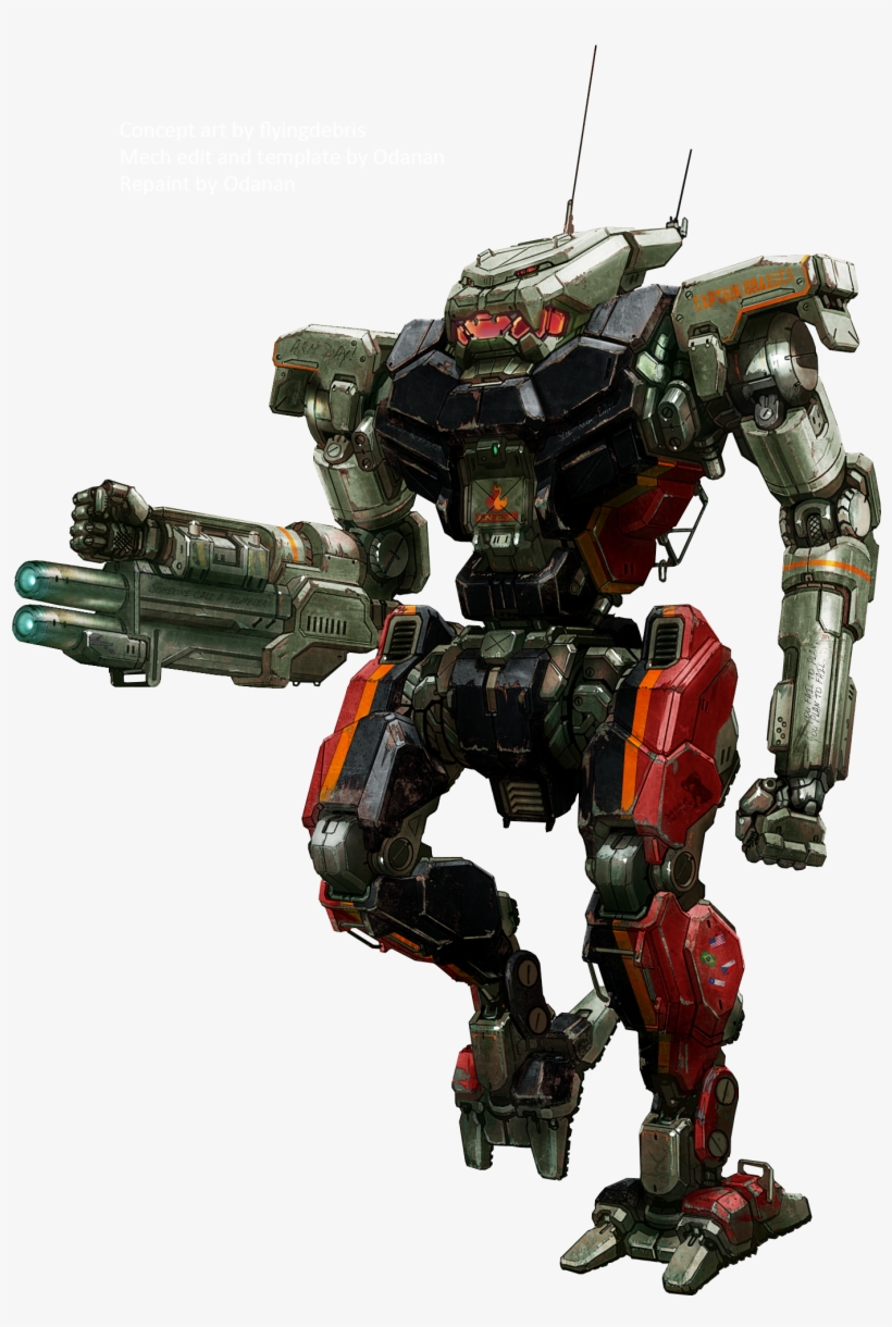 Mwo Panther Mech Repaint By Odanan - Weijiang Optimus Prime Figure, transparent png
