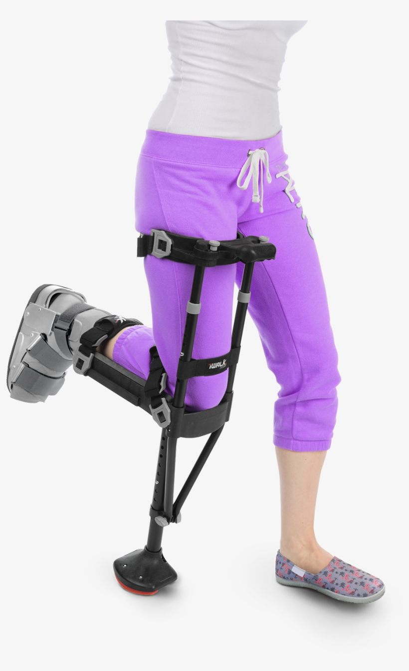 0 Hands Free Crutch - Knee Crutch, transparent png