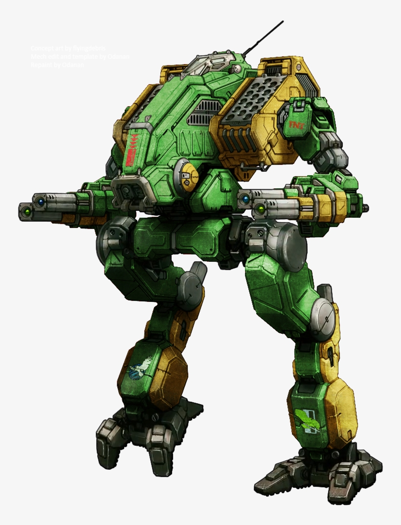 Mwo Mad Dog Jade Falcon Repaint By Odanan - Clan Jade Falcon Mechs ...
