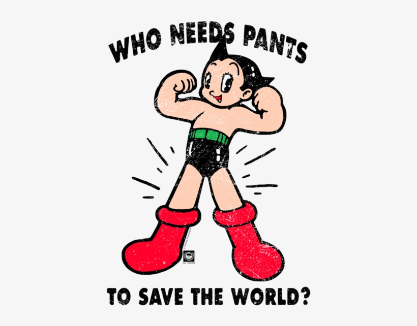 Astro Boy Who Needs Parts Men's Crewneck Sweatshirt - Astro Boy Who Needs Pants... To Save, transparent png